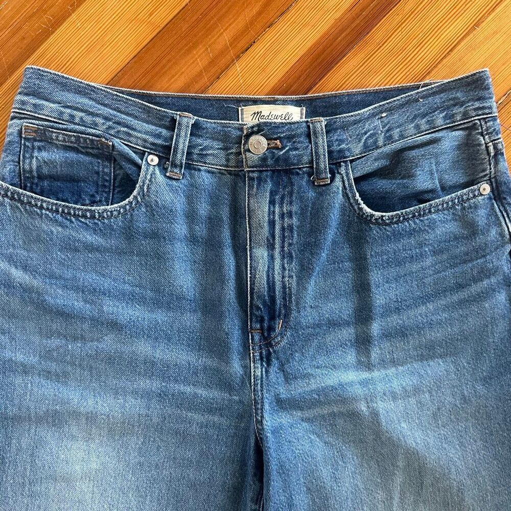 Madewell Superwide-Leg Jeans in Fannin Wash Size 29 - Picture 5 of 8